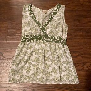 Light Green Summer Blouse Top